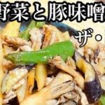 晩酌最強レシピ【夏野菜と豚味噌炒め】