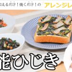 【冷凍にも作り置きにも◎】万能ひじきの作り方-３つのアレンジレシピもご紹介-【乾燥ひじきレシピ】