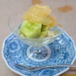 茄子の冷たいスイーツ/作り方/レシピ/簡単/誰でもできる料理/無ボイス/Eggplant cold sweets./野菜料理/桃風味