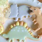恐竜アイシングクッキーの作り方 ~How to decorate dinosaur cookies~【簡単 初心者】