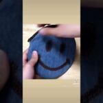 にこちゃんマークのフラットポーチの作り方 #Shorts