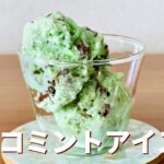 チョコミントアイスの作り方🌿スッキリ爽やかなアイスクリーム!簡単お菓子作りレシピ