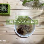 [優しい味♪] 白滝たっぷり牛丼♪