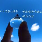 ［ヴィーガンレシピ］トマトでさっぱりサルサそうめんのレシピ