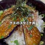 ナスのスタミナ丼 簡単レシピ