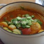 シメまで美味しいトマト鍋の作り方/夏野菜たっぷり/とうもろこし/ズッキーニ/おくら【料理vlog】