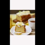 メイン食材5つでOK!簡単レシピ♪【バナナカスタードケーキ】 #shorts