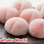 【ジューシー】桃の大福の作り方！！How To Make “peach Daifuku Mochi” recipe