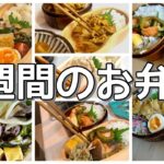 【お弁当】時短おかず盛りだくさんの一週間のお弁当【簡単レシピ】【bento for one week】
