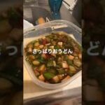 仕事中なのでさっぱり冷やうどん　漬け野菜は無限に米と麺を吸い込みます。　レシピは概要欄にリンクありますがコメントに書いた方がいいですかね？