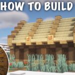 【マインクラフト】木材メインの『倉庫』の作り方