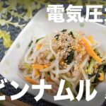 【忙しい主婦必見。主夫でも簡単シンプルレシピ】野菜たっぷり！ビビンナムル　#142 #電気圧力鍋