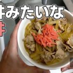 【節約レシピ】 牛丼みたいな豚丼 【夜中めし #18】