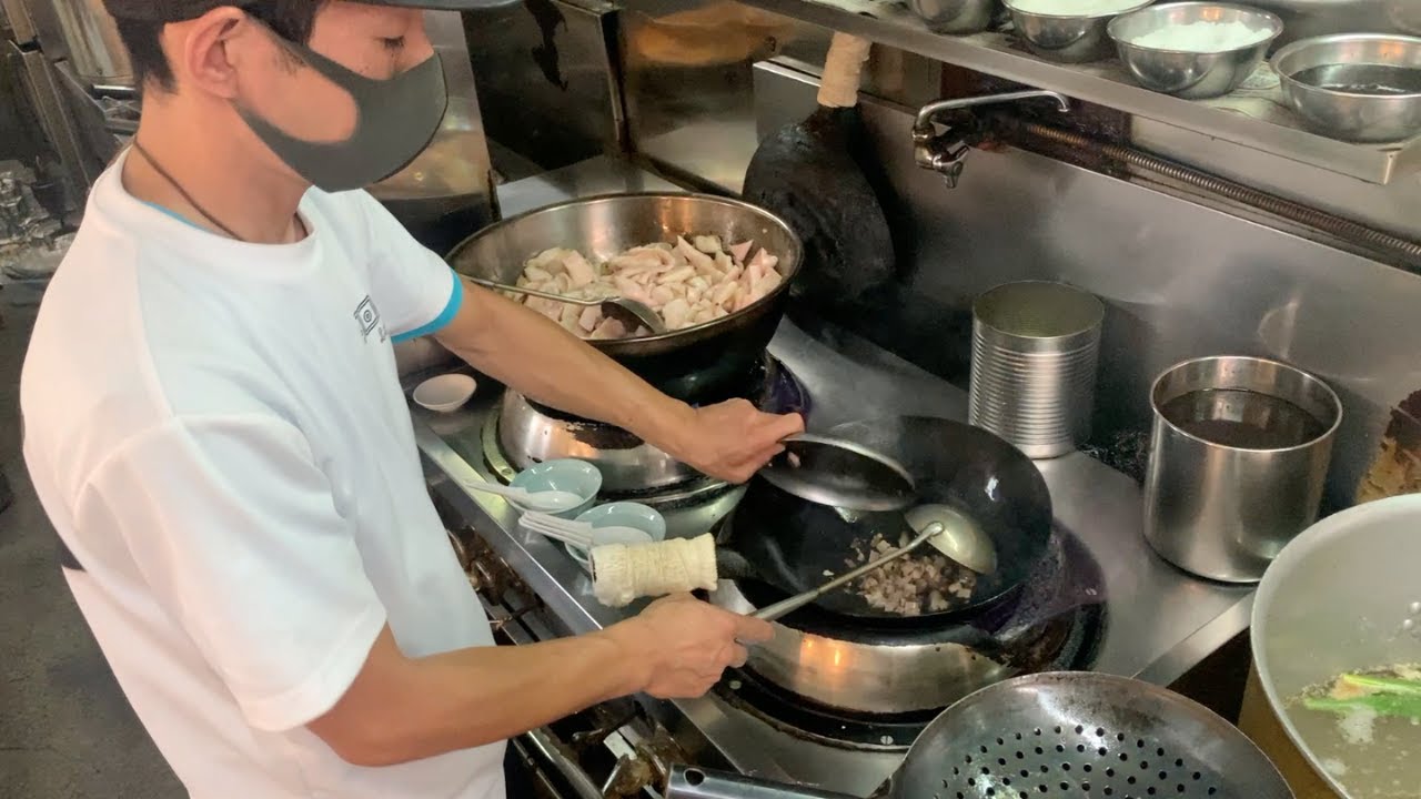 【町中華】プロによる自家製ラードチャーハンの作り方 How to Make Homemade Lard Fried Rice 自制猪油炒饭