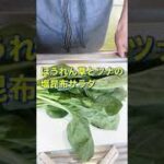 副菜にもお弁当にも最高😍👍【ほうれん草とツナの塩昆布サラダ】#Shorts #ひめりんご