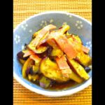 【レシピ動画】★お弁当にも★簡単♪なすとベーコンの簡単炒め物★料理動画チャンネル【hirokohのおだいどこ】 #Shorts