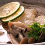 【疲労回復養生レシピ】山芋の落とし汁麺（オカベの手延そば）