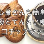 米粉スイーツ初心者さんも安心【てんさい糖と米粉のチョコチップクッキー】#グルテンフリー #米粉レシピ #ヘルシースイーツ #てんさい糖レシピ