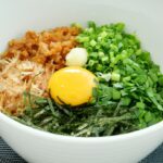 台湾混ぜそば　愛知淑徳大学　コラボレシピ　みのカンタンクッキング032　ミノカンの畑のしぐれ煮を使用したアレンジレシピ　簡単で美味しく楽しい逸品　大豆ミートでヘルシー　名古屋メシ　麺類大好き　国民食