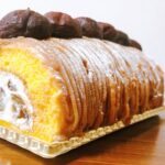 【🌰栗🌰】モンブランロールケーキの作り方！