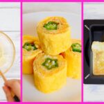 🍳オクラの卵焼きの作り方。⭐️星形がカワイイ💕弁当おかずに♪