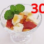 白雪姫とCute♡なりんご【リアル30秒クッキング】（一品料理/デザート/スイーツ/時短簡単レシピ）