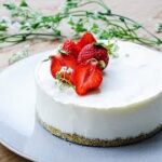 いちごのレアチーズケーキの作り方 / How to make No-Bake Strawberry cheesecake