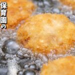 【作り置き】人気No.1レシピの冷凍保存方法をご紹介！ほぼ野菜の保育園の給食レシピ「キャベツのメンチカツ」の作り方【あおいの給食室】 夫婦 管理栄養士 フリーランス 主婦 アレルギー レシピ 専業主婦