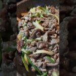 牛肉と野菜のマスタード入りマヨネーズ炒め。クックパッドレシピ📄に載せました。