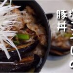 塩糀の豚丼作りました。