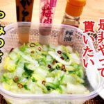 無限に食べれる凄い副菜❗やみつき白菜の作り方！