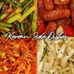 韓国のおうちおかず4品のレシピ :: にんにくの芽炒め :: 大根ナムル:: ピリ辛豆もやしナムル :: ソーセージ野菜炒め ::