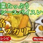 お野菜たっぷりヘルシースパイスレシピ~本格スープカリー~