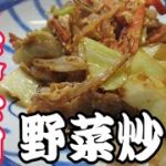 (独身料理)こんなに簡単な野菜炒め早く知りたかった‼️