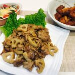 炊飯器を使った超簡単レシピ　豚肉とレンコンの甘辛煮　豚の角煮　ベーコンと野菜のチーズ焼き