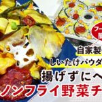 【パリパリ！】ノンフライでヘルシーな野菜チップスの作り方【フードドライヤー】