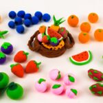 ポリマークレイでリアルなミニチュア野菜を作る方法|粘土で作られたDIYフルーツバスケット|お気に入り