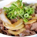 本当は教えたくない！柔らか牛丼の作り方　How to make soft beef bowl, which I don’t really want to tell you.