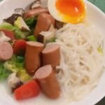【ライスヌードルレシピ】ライスヌードル！美味しく食べよ（＾∇＾）Rice noodles!  Let’s eat deliciously #shorts