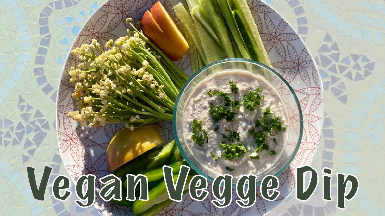 【ヘルシーピクニック】Vegan Cheese Dip/Spread ヘルシー野菜ディップ（スプレッド）の作り方。ビーガンレシピ｜アメリカ