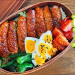 【時短弁当】フライパンひとつで作るお弁当〜ウインナー弁当/bento,box lunch