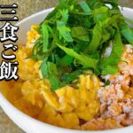 お弁当やおにぎりの具材にも！【鶏肉レシピ】鶏そぼろご飯！油不使用なのにとってもヘルシー！