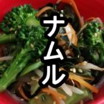 スティックセニョール(茎ブロッコリー)農家が作る副菜レシピ【わかめともやしのナムル】