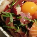 深夜に作る海鮮丼