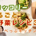 ブロッコリー丸々1本！丸ごと全部使い切り野菜レシピ 3品