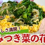 ごま油マジック♪15分で作る春の味！やみつき菜の花／野菜たっぷりレシピ／Canola flower Hot Salad