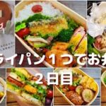 【3COINSのシリコンリング】フライパン１つで旦那のお弁当 ２日目