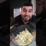 Crispy Garlic Butter Fires! Via: patrickzeinali #food #shorts