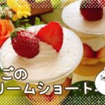 【お菓子作り】たっぷり苺のWクリームショートの作り方【簡単】