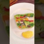 【春のおもてなしフレンチ】野菜ぎっしりテリーヌ・詳しいレシピ・解説は本編にて #shorts #cuisine #フランス #フランス料理 #料理